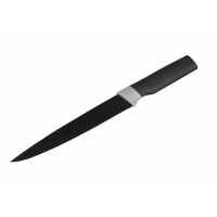 Кухонний ніж слайсерний ARDESTO Black Mars, 20см, нержавіюча сталь, пластик, чорний