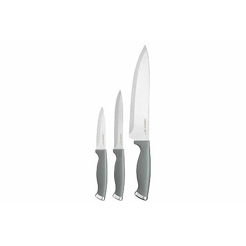 Набор ножей ARDESTO Gemini Gourmet, 3 предмета, нержавеющая сталь, пластик, серый