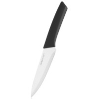 Кухонний ніж кухарський ARDESTO Gemini Gourmet, 15.5см, нержавіюча сталь, пластик, чорний