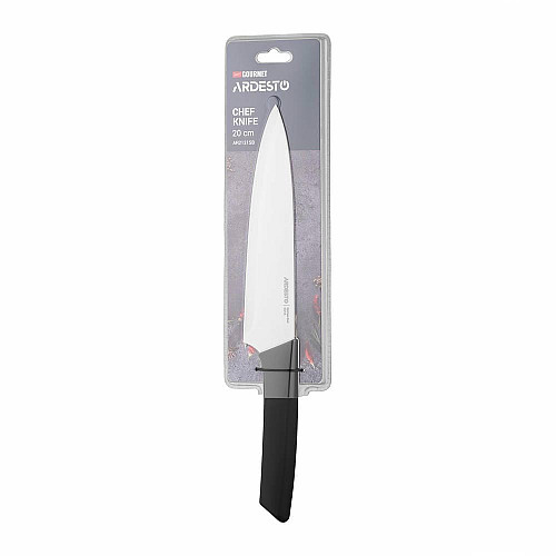 Кухонный нож поварской ARDESTO Gemini Gourmet, 20см, нержавеющая сталь, пластик, черный