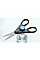Ножницы кухонные Fiskars Essential, с открывачкой для бутылок, 20см, нержавеющая сталь, пластик, черный
