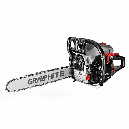 Пила цепная бензиновая GRAPHITE 40/45см 2кВт/2.7л.с. 52см3 5.53кг