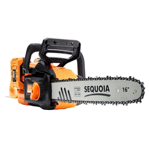 Пила ланцюгова акумуляторна SEQUOIA SBC4016BS-E2W 40В(20В+20В) акб 2х4.0А·год шина 40см 3/8