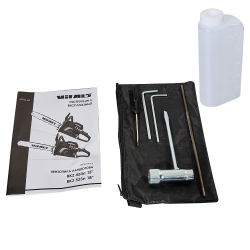 Пила ланцюгова бензинова Vitals BKZ 453n 15