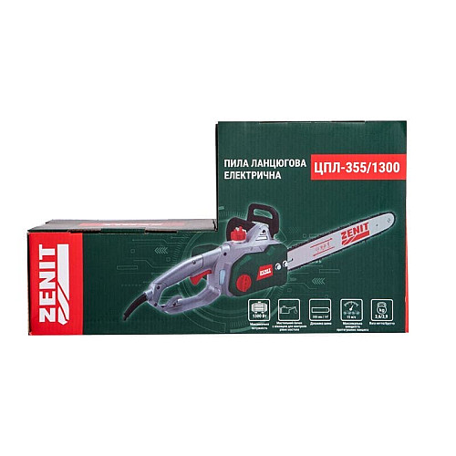 Пила цепная сетевая Зенит ЦПЧ-355/1300 1300Вт 35см 3.6кг