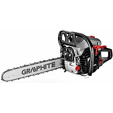 Пила ланцюгова бензинова GRAPHITE 40/45см 2кВт/2.7л.с. 52см3 5.53кг