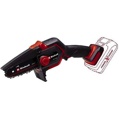 Пила цепная аккумуляторная Einhell GE-PS 18/15 Li BL - Solo PXC 18В шина 158мм рез 125мм 4.8м/с 1.1кг без АКБ и ЗП