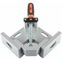 Струбцина Neo Tools, угловая, алюминиевая, направляющая 95мм, 70х70мм