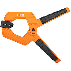 Струбцина Neo Tools, зажим пружинный, пластик, 65мм