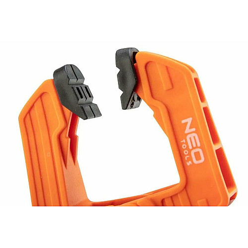 Струбцина Neo Tools, зажим пружинный, пластик, 75мм