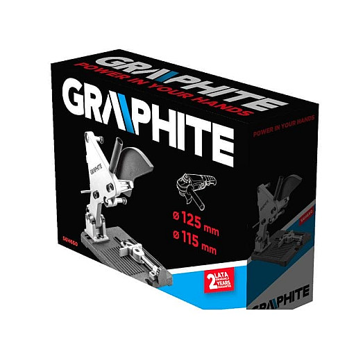 Стойка для шлифмашины угловой GRAPHITE, D диска 115/125мм, поворотные тиски.