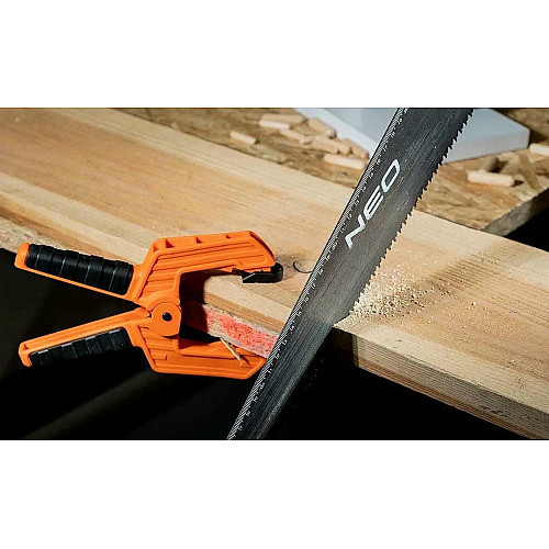 Струбцина Neo Tools, затискач пружинний, пластик, 50мм