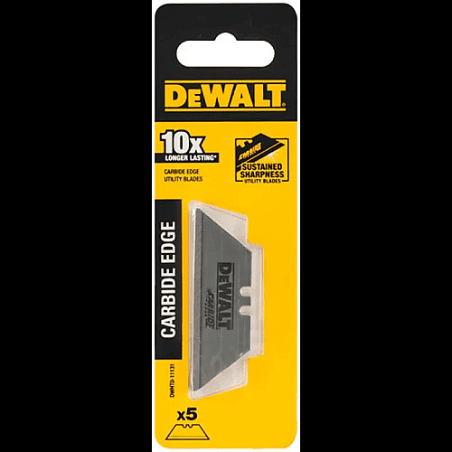 Леза трапецеподібні DeWALT Carbide запасні 62мм 5шт