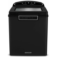 Ледогенератор бытовой Sencor SIM3000BK, 105 Вт, 12 кг/сутки, объем 1.9л, приготовление за 9 мин, 2 размера льда, черный