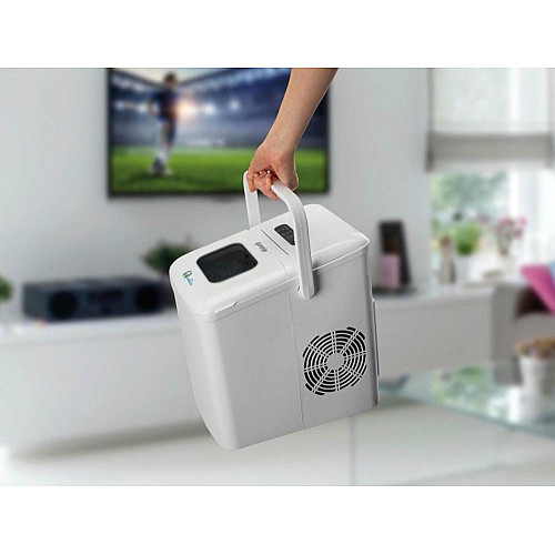 Льодогенератор побутовий Gorenje, 12кг/добу, 1.8л, дисплей, білий