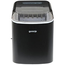 Льодогенератор побутовий Gorenje, 12кг/добу, 2.2л, дисплей, чорний