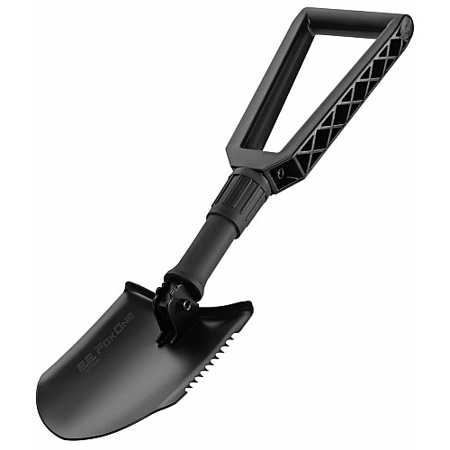 Лопата тактична 2E Fox One Black складна, 59 см, 1.1 кг