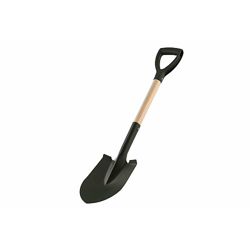 Лопата штыковая 2E Digger 1, компактная, деревянный черенок, 1.5мм, 78см, 0.93кг