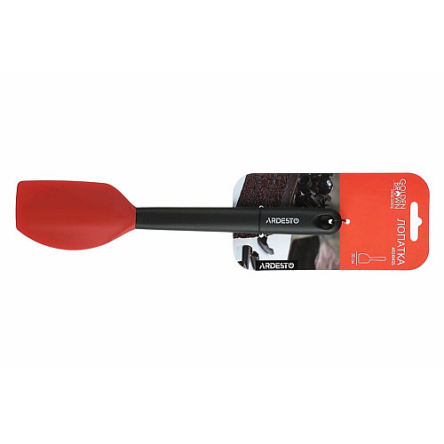 Лопатка ARDESTO Golden Brown, 30см, силикон, пластик, черно-красный