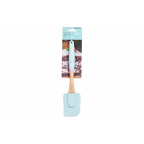 Лопатка ARDESTO Tasty Baking, 26.7см, силікон, дерево, блакитний