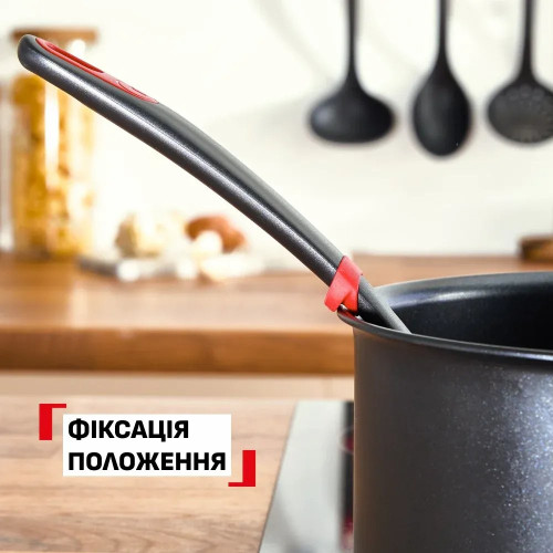 Ложка Tefal Ingenio+, пластик, червоно-чорний
