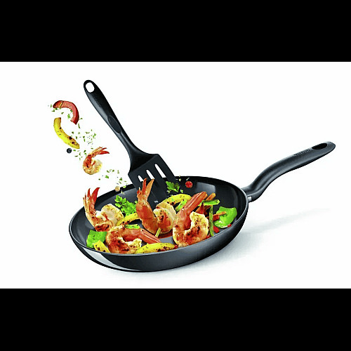 Лопатка кухонна Tefal Bienvenue, кутова, пластик, чорний