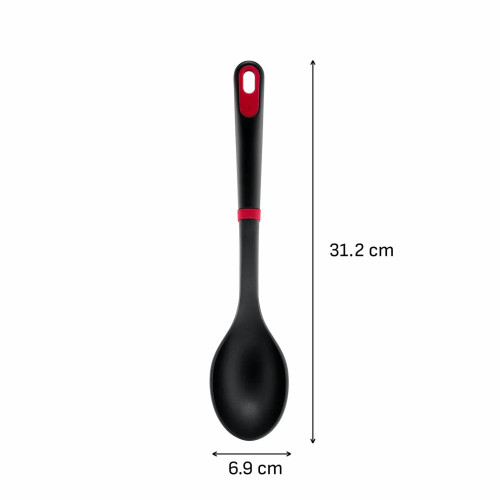 Ложка Tefal Ingenio+, пластик, червоно-чорний