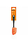 Лопатка кухонна Fiskars Essential, 27см, пластик, силікон, чорний