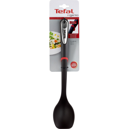 Ложка кухонна Tefal Ingenio, пластик, чорний