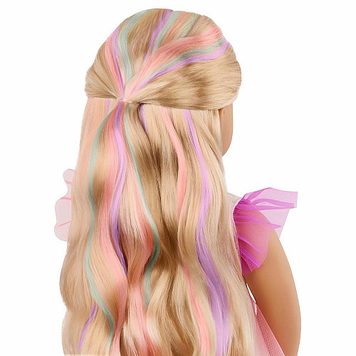 Кукла Our Generation Тесси с растущими разноцветными волосами 46см