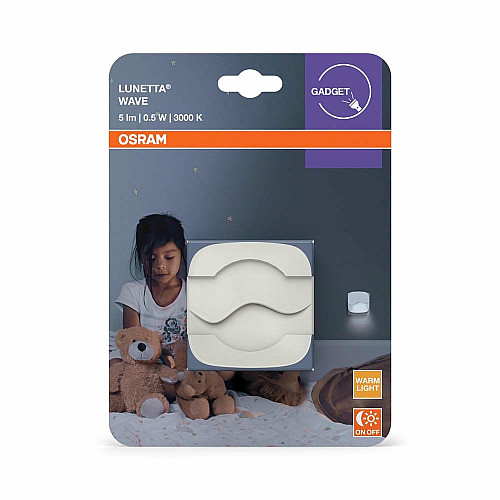Светильник ночник OSRAM LUNETTA UNETTA WAVE 0.5Вт 3000К 5Лм белый
