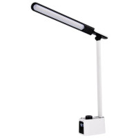 Лампа настільна OSRAM Panan Clock 8Вт 3000К 4000К 6500К 2USB з димером, білий