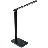 Лампа настільна OSRAM Panan DISK FOLD SQ 6.5W 3000К 4000К 6500К з димером, чорний