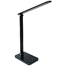 Лампа настільна OSRAM Panan DISK FOLD SQ 6.5W 3000К 4000К 6500К з димером, чорний