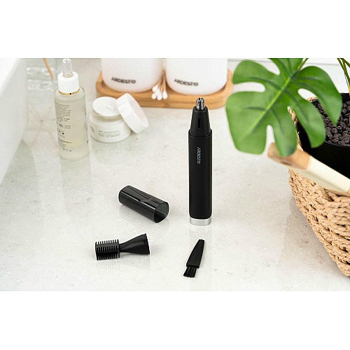 Триммер ARDESTO TR-PWP, для носа и ушей, сталь, USB-C > USB-A, черный