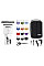 Набір для стрижки WAHL Color Pro Cordless, мережа+акум., тример,гребінець,ножиці, сталь, синій