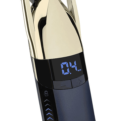 Триммер Babyliss Super-X Metal Series Navy&Gold Edition, для головы, усов и бороды, акум., насадок-1, кейс, сталь, сине-золотой.