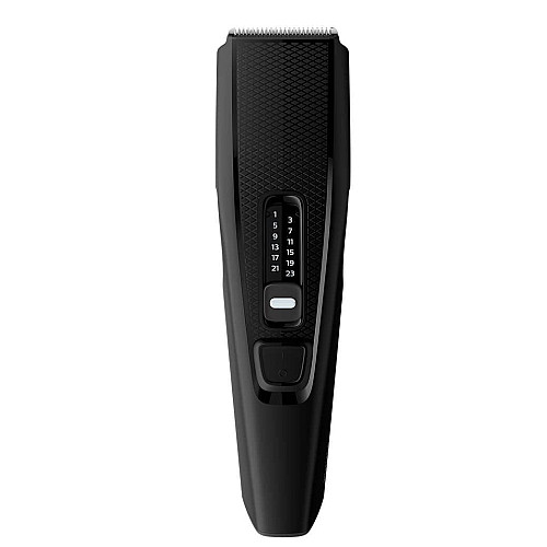 Машинка для стрижки Philips Series 3000, от сети, роторный мотор, насадок-2, сталь, черный