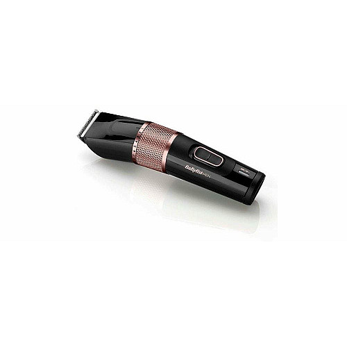 Машинка для стриження  Babyliss, мережа+акум., вібраційний мотор, насадок-1, сталь, чорно-коричневий