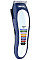 Машинка для стрижки Wahl Color Pro Lithium, мережа+акум., вібраційний мотор, насадок-10, кейс, масло та ножиці у компл., сталь, біло-синій