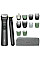 Триммер Philips Series 9000, для лица, головы, тела, акум., насадок-15, OneBlade в компл., сталь, серый