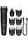 Триммер Philips All-in-One Trimmer 3000 Series, для лица, головы, носа, акум., насадок-7, сталь, черный
