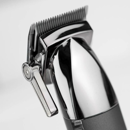 Машинка для стриження  Babyliss Super-X Metal Series, мережа+акум., вібраційний мотор, насадок-10, кейс, чохол, гребінець у компл., сталь, сірий