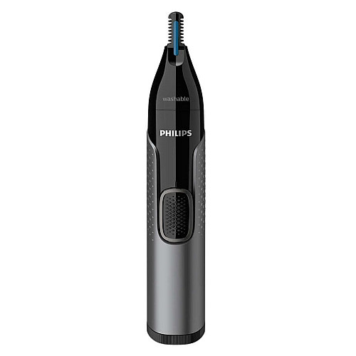 Тример Philips Series 3000, 1хАА, насадок-2, сталь, чорний