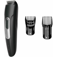 Тример Rowenta Stylis Easy, для бороди і вусів, мережа+акум., насадок-2, сталь, чорний