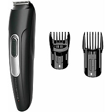 Тример Rowenta Stylis Easy, для бороди і вусів, мережа+акум., насадок-2, сталь, чорний
