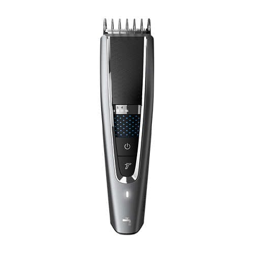 Машинка для стриження  Philips Series 5000, акум., роторний мотор, насадок-2, кейс, сталь, чорно-сірий