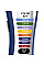 Машинка для стрижки Wahl Color Pro Lithium, мережа+акум., вібраційний мотор, насадок-10, кейс, масло та ножиці у компл., сталь, біло-синій