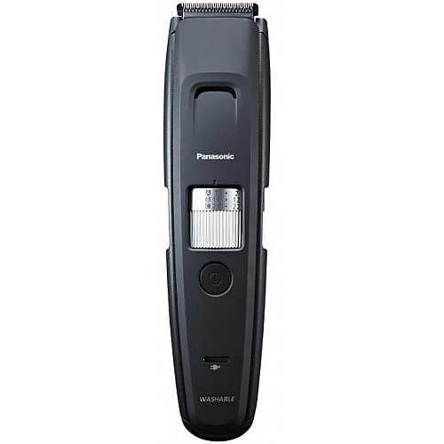Триммер Panasonic, для бороды и усов, сеть+акум., насадок-4, сталь, черный