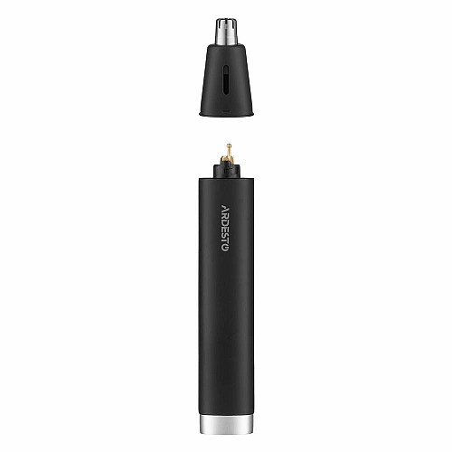 Триммер ARDESTO TR-PWP, для носа и ушей, сталь, USB-C > USB-A, черный